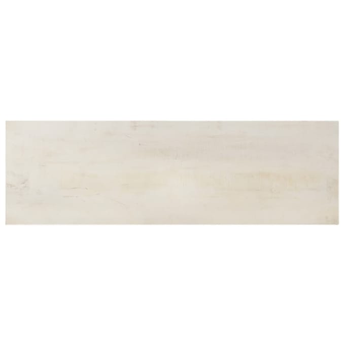 vidaXL - Wandtafel - 115x35x77 - cm - ruw - mangohout - wit
