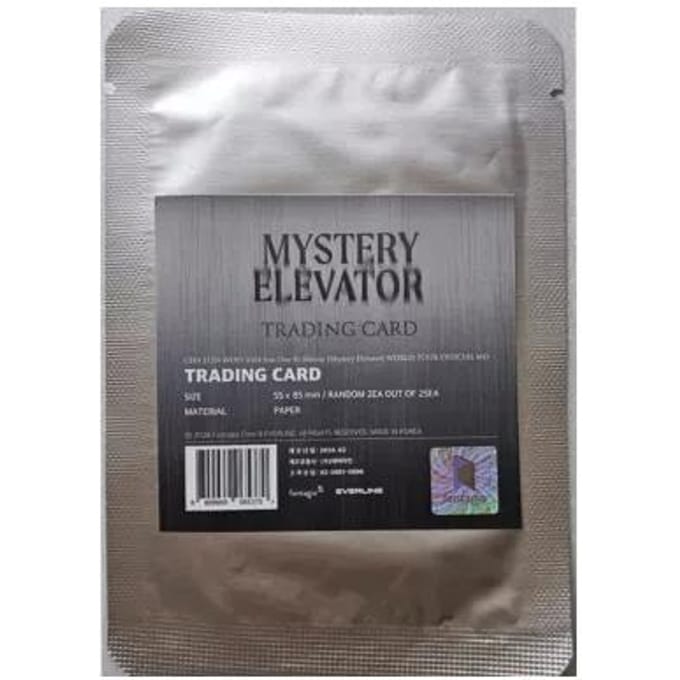 ASTRO CHA EUN-WOO 2024 Mystery Elevator-ruilkaart gray