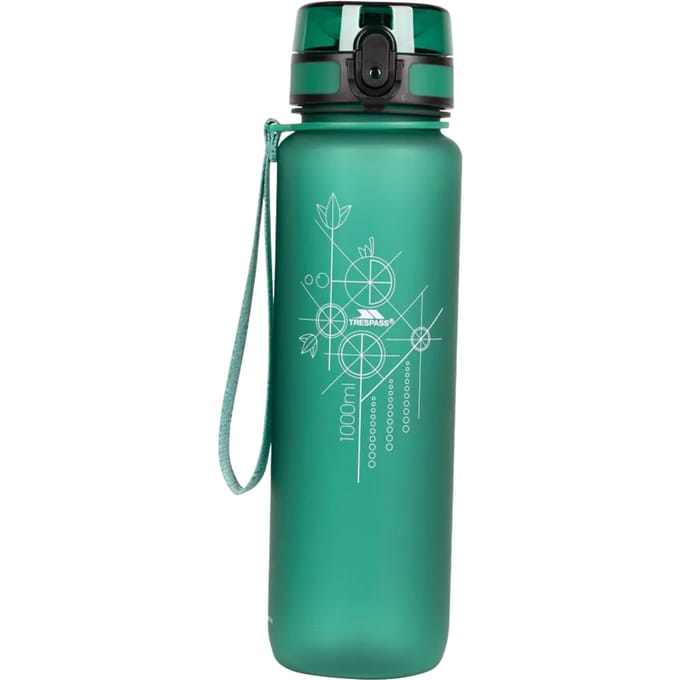 Trespass Novalock Sport Waterfles (Helder groen)