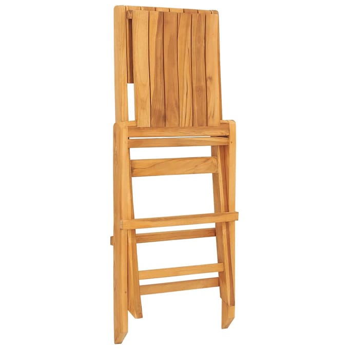 vidaXL - Klapstoelen - 6 - stuks - 47x62x90 - cm - Massief - teakhout