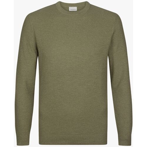 Profuomo Pullover Crewneck Structure Green  L