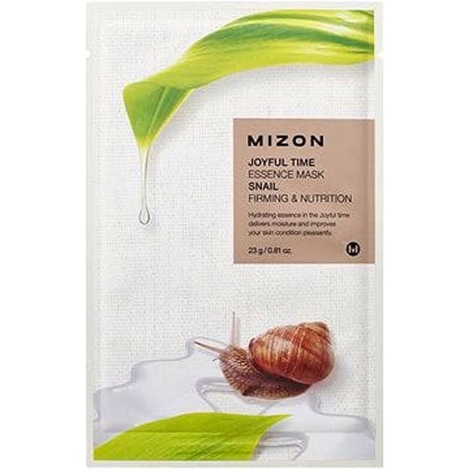 Mizon - 3d Face Mask With Joyful Time Essence Mask Snail 23 Grams L