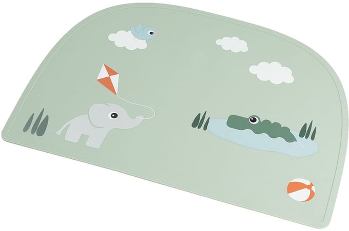 Done By Deer Playground Siliconen Placemat - Green