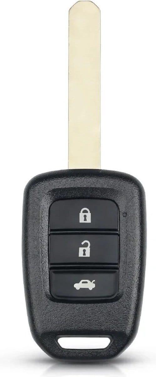 XEOD Autosleutelbehuizing - sleutelbehuizing auto - sleutel - Autosleutel / Geschikt voor: Honda 3 knops