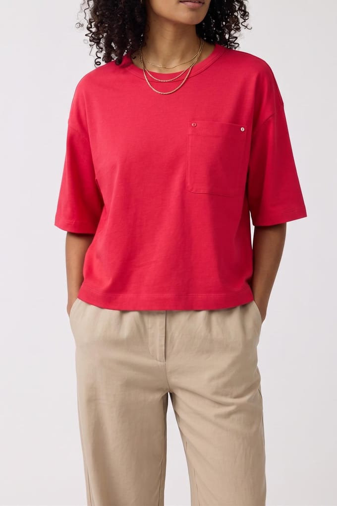 Alchemist Tee Ashley Raspberry Maat: S | Tops Outlet | Dames | Roze