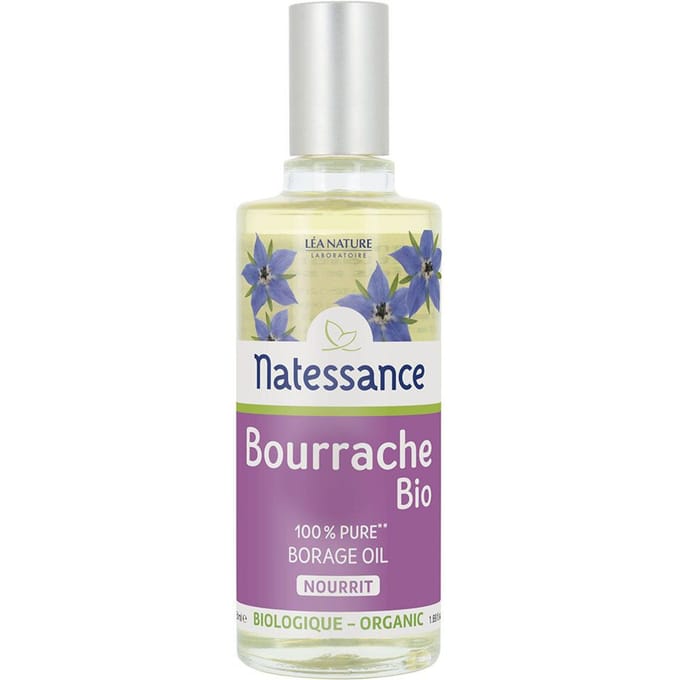 Natessance Biologische Borage olie 100% Puur Voedend 50 Etherische