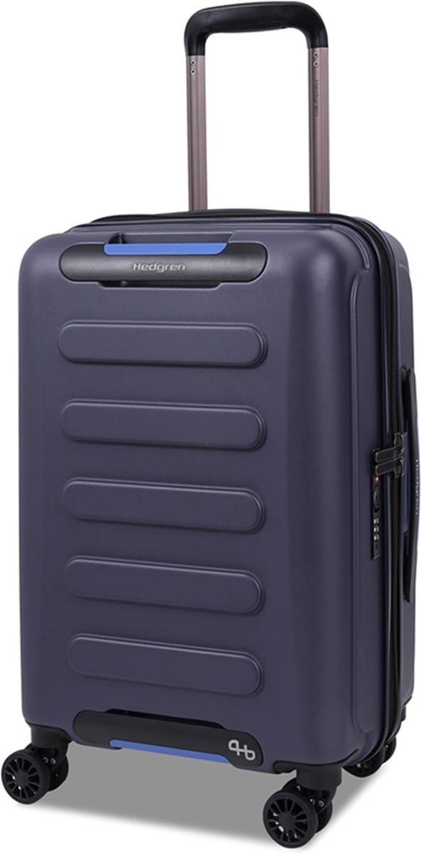 Hedgren Handbagage koffer / Trolley / Reiskoffer - 55 x 35 x 25 cm - Comby - Blauw