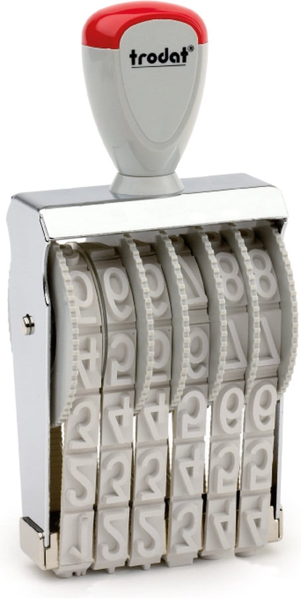 Trodat 15156 Cijferstempel | 6 banden | 64x15mm