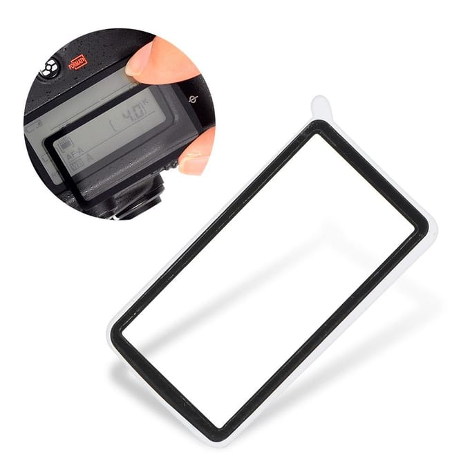 Acryl beschermkap voor de bovenkant van het LCD-scherm van de Nikon D850 D500. white