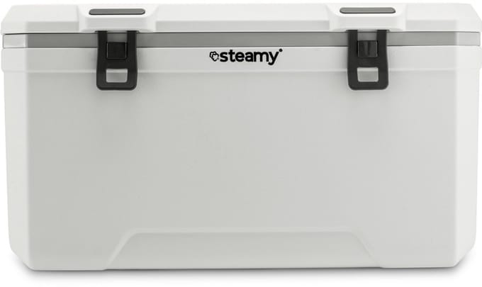 Steamy Marine 120 - Grote Koelbox - Speciaal voor op de boot - 120 Liter - Wit