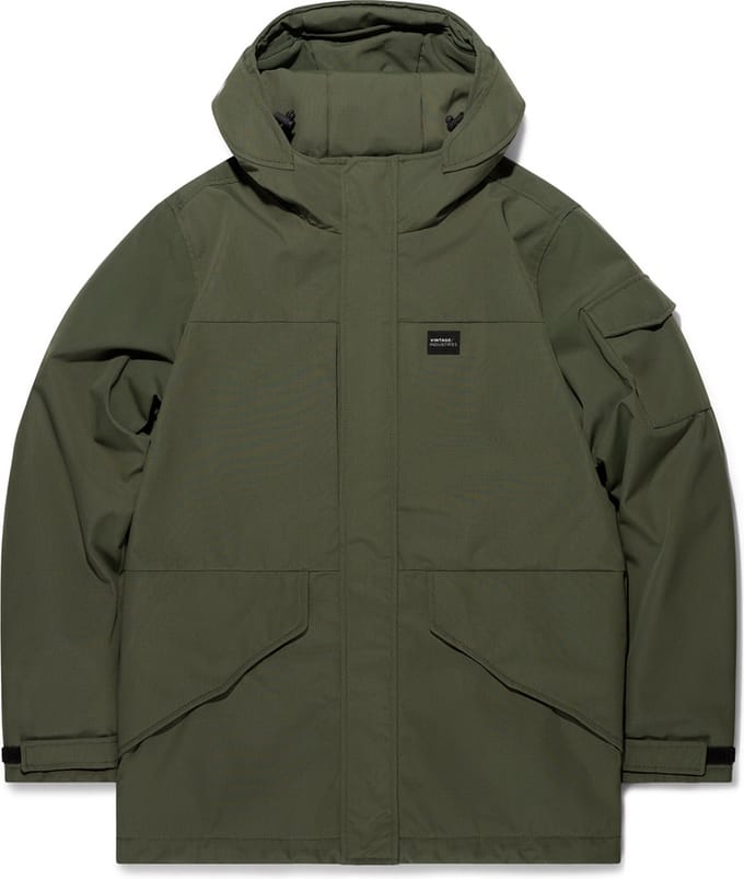 Vintage Industries Oliver Jacket Winterjas olijf XXL - Polyester - Basics
