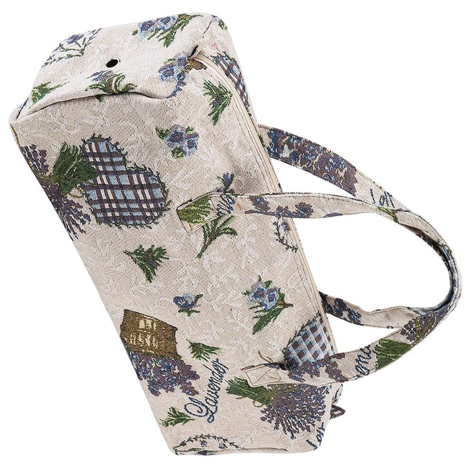 Huishoudelijke Stoffen Handwerken Breinaalden Opberg Trui Geweven Organizer Tas Paarse Bloem gray