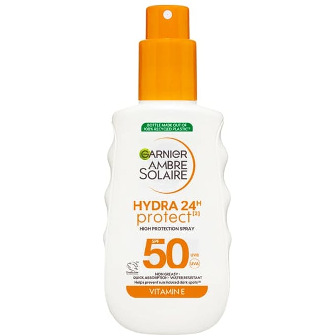 Garnier Ambre Solaire Hydra 24H Protect High Protection Spray SPF50 150 ml