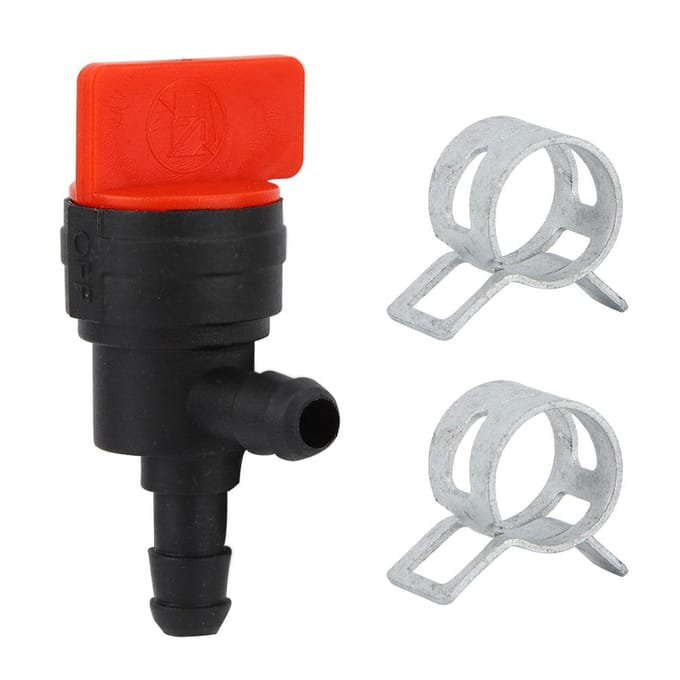 2 stuks 90 graden brandstofafsluiter geschikt voor Briggs & Stratton 698181 494539 697944