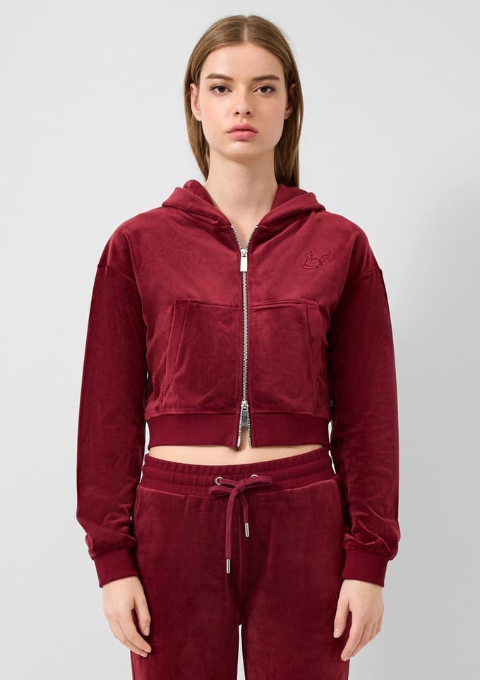 s.Oliver -qs Sweatshirts Burgundy Größe: XL | Kaputzenpullis Outlet | Damen | Braun