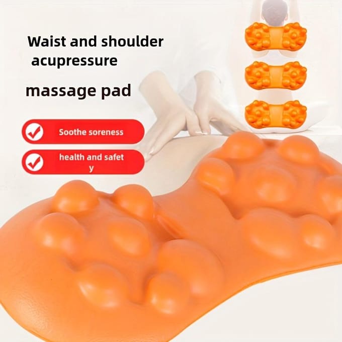 Heupmassageapparaat voor het losmaken van de psoas, taillemassageapparaat voor heup- en onderrugmassageapparaat oranje