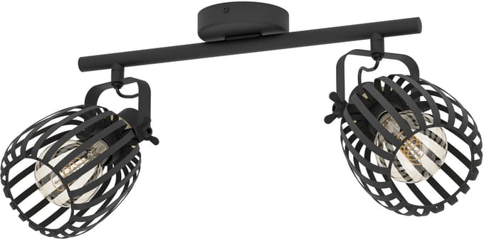 EGLO Girona Spot - E27 - 44 cm - Zwart - Staal