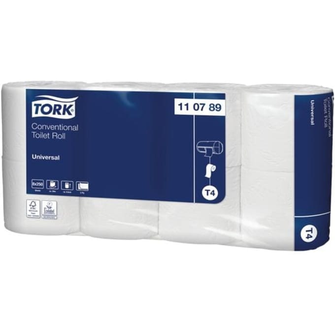 Toiletpapier »Advanced« wit T4 2-laags 64 rollen (1 verpakking van 64 rollen)
