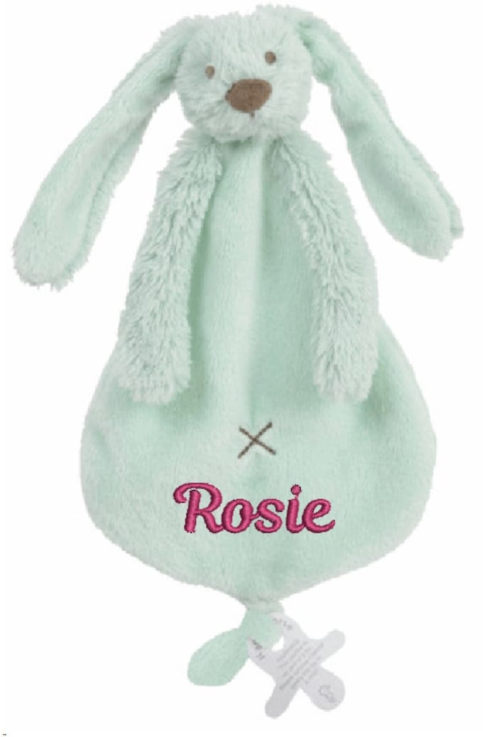 Happy Horse Rabbit Richie Tuttle mintgroen met geborduurde naam