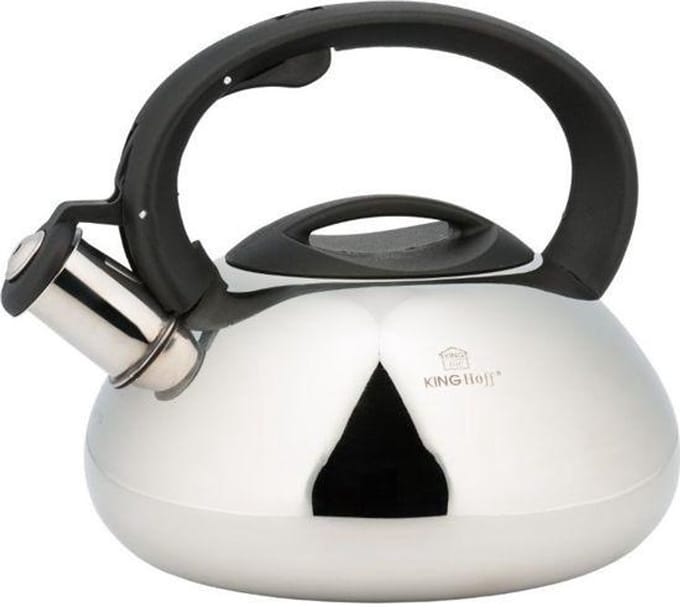 Kinghoff 3262 - Fluitketel - 3 liter - RVS -