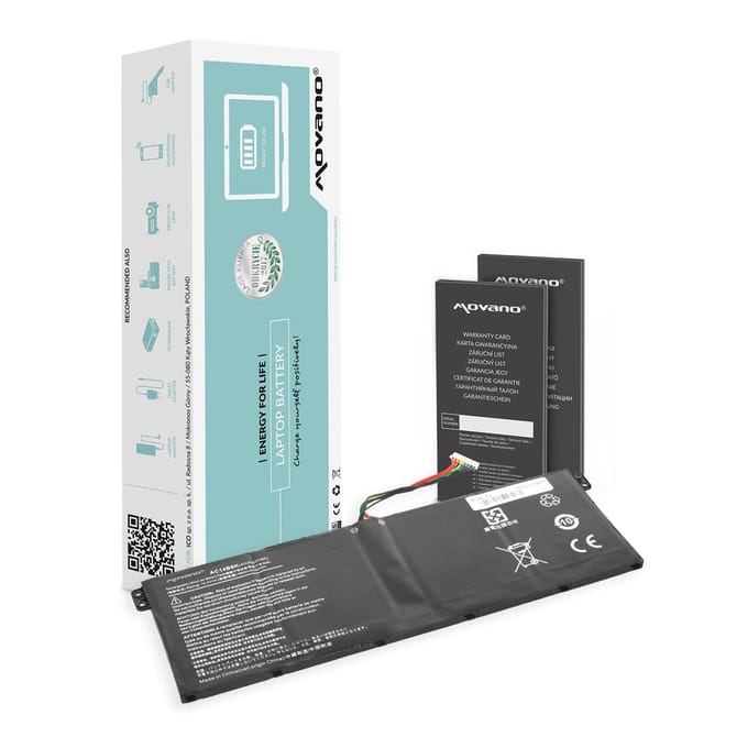 Movano Serie - Laptopbatterij - Volledige Compatibiliteit - Draadloze Mobiliteit - Veiligheid