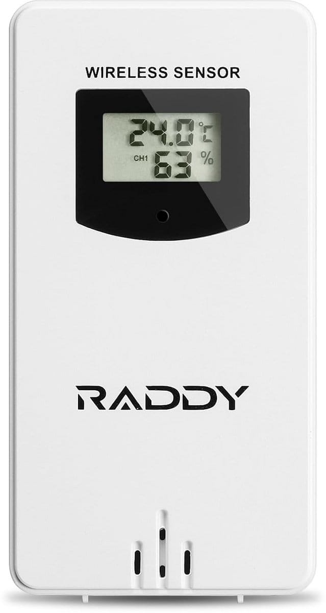 Draadloze Sensor voor Binnen en Buiten Weerstation Temperatuur en Vochtigheid