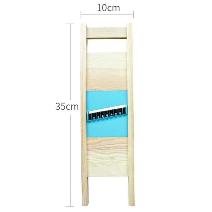 Aardappelroostersnijder Golfmes Groenterasp Gegolfd net Chopper Cutter Chipper Salade Keukenrasp Schilmes Stamper Gadget white