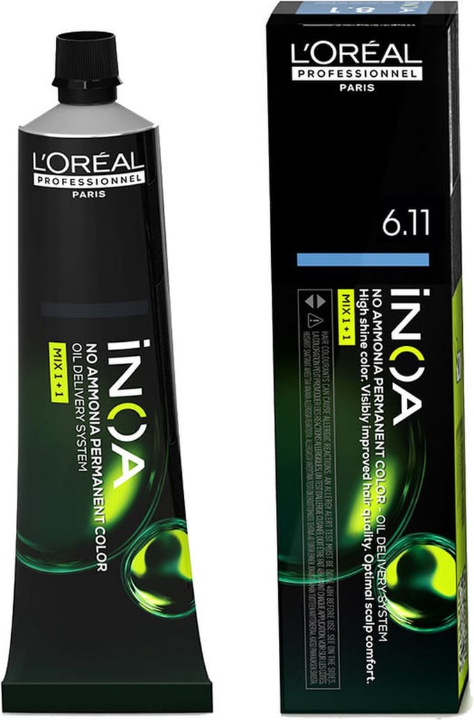 Permanente Kleur L'Oreal Professionnel Paris Inoa Nº 6.11 60 g