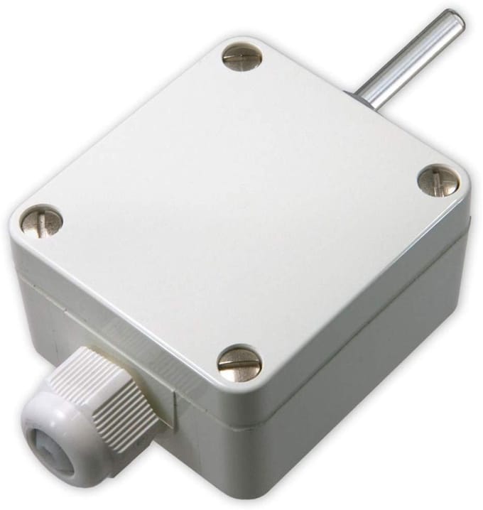 Temperatuursensor Buiten - Buitensensor Temperatuur - Klimaatregeling Meten - Snel Aansprekend - IP65 Waterdicht - Grijs