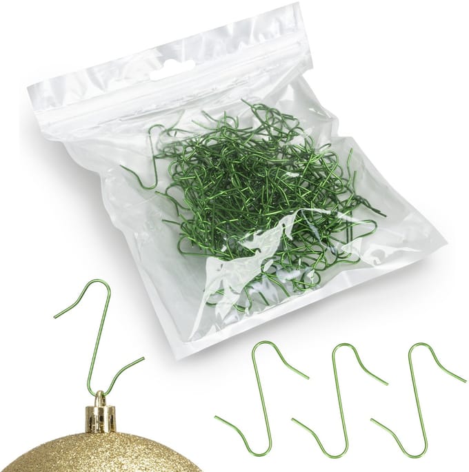 Springos Kerstbalhaakjes | 150 stuks | Groen