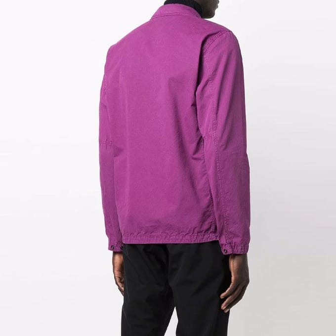 Stone Island Overhemd Paars Heren Tops 7515113WN-V0145 M pink