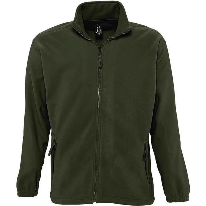 SOLS Heren North Full Zip Outdoor Fleece Jacket (Leger)