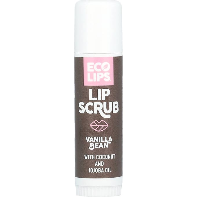 Eco Lips, Gommage pour les lèvres, Gousse de vanille, 0,56 oz (17 grammes) white
