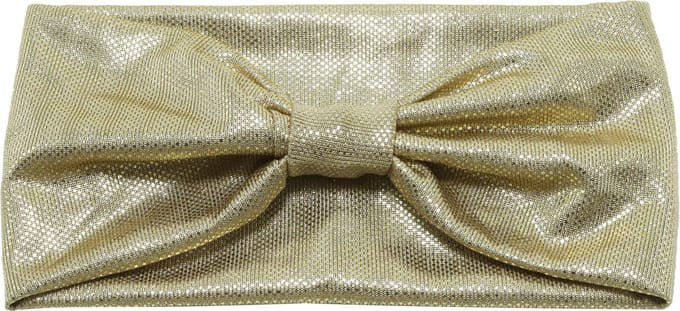 Emilie Collection – Haarband – Goud – Metallic Glans – Elastisch – Strikdetail