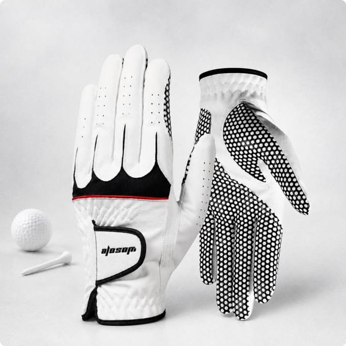 Linkshandige Golfhandschoen Antislip Linkerhand Golfhandschoen Atletische Uitrusting Gestructureerde Grip Geperforeerd Voor Sportgebruik Oefenen