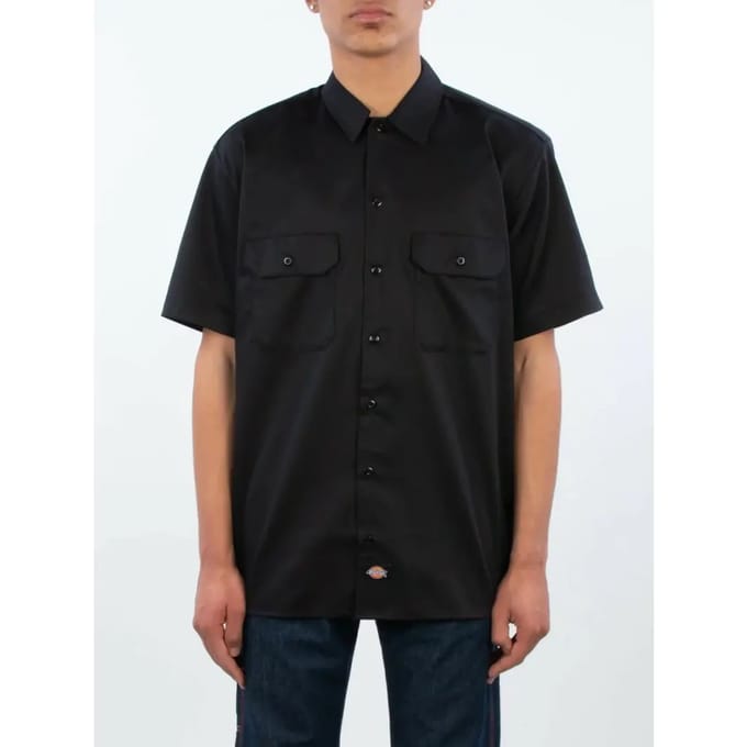 Dickies Work Short Sleeve Overhemd - Black
