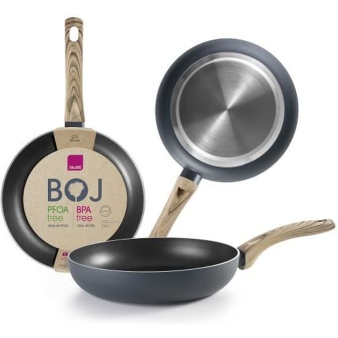Poêle - IBILI - Bux - 22 cm - Aluminium - Antiadhésif - Compatible induction