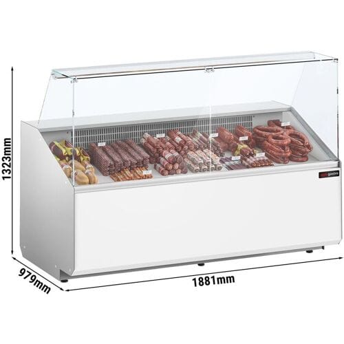 GGM Gastro Kühltheke - 1900mm - Frontblende Weiß