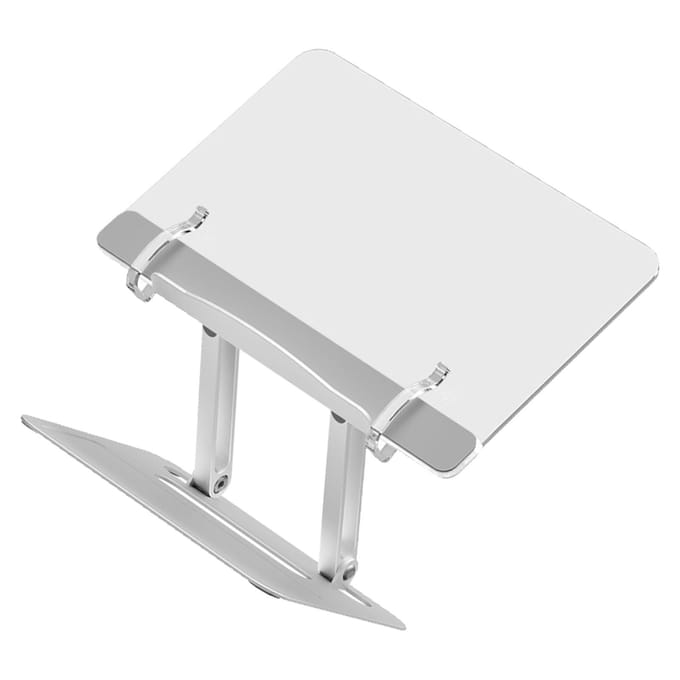 Support de lecture multifonctionnel relevable en alliage d'aluminium pour enfants white
