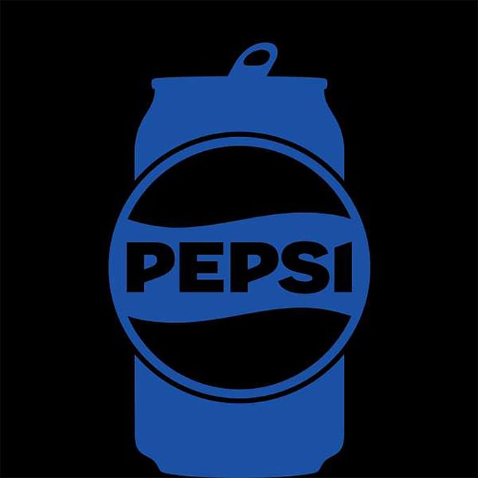 Pepsi Co. Can Men's T-Shirt - Black - M