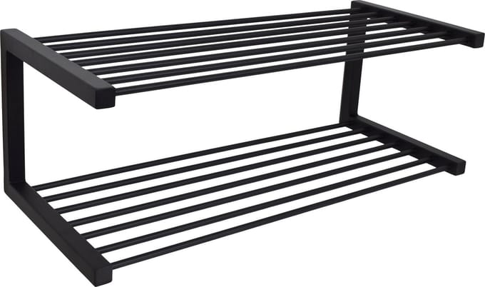 LOFT42 Hall wand schoenenrek - Metaal - Zwart