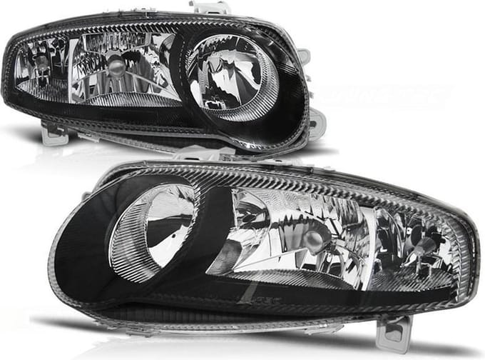 Koplampen ALFA ROMEO 147 01 01-12 04 ZWART