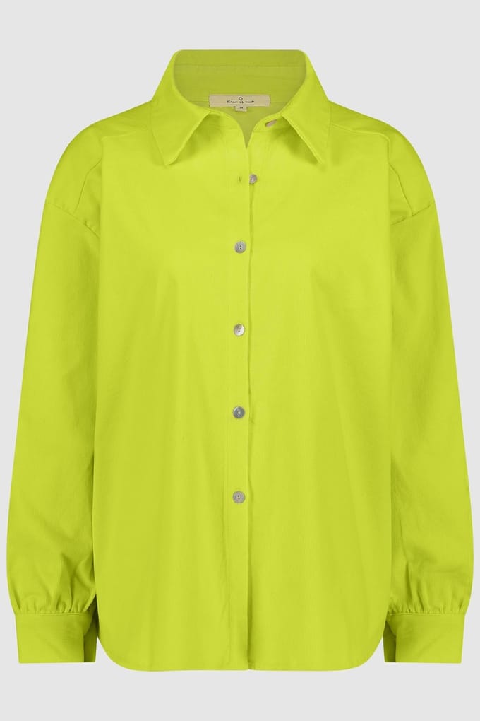 Circle of Trust Carly Blouse Lime Light Größe: S | Longsleeves Outlet | Damen | Grün