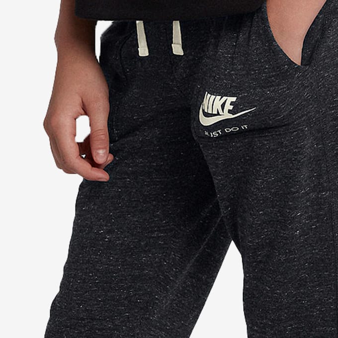 Pantalon de jogging Nike Logo Lettre Graphique Enfant Bas Noir 890279-010 S black