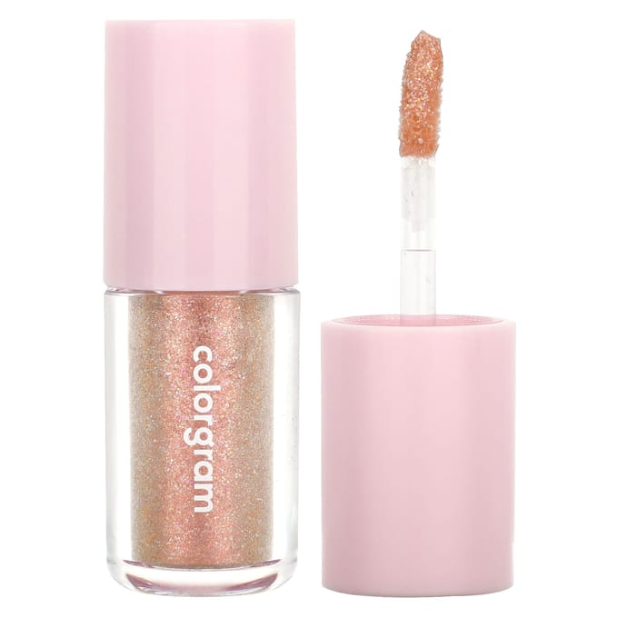 Colorgram, ombre à paupières Milk Bling, 13 finition rose printemps, 3,2 g (0,11 oz) white