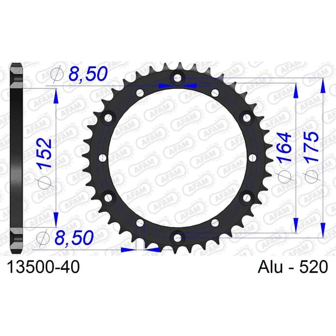 Tandwiel Afam 520 40 dents