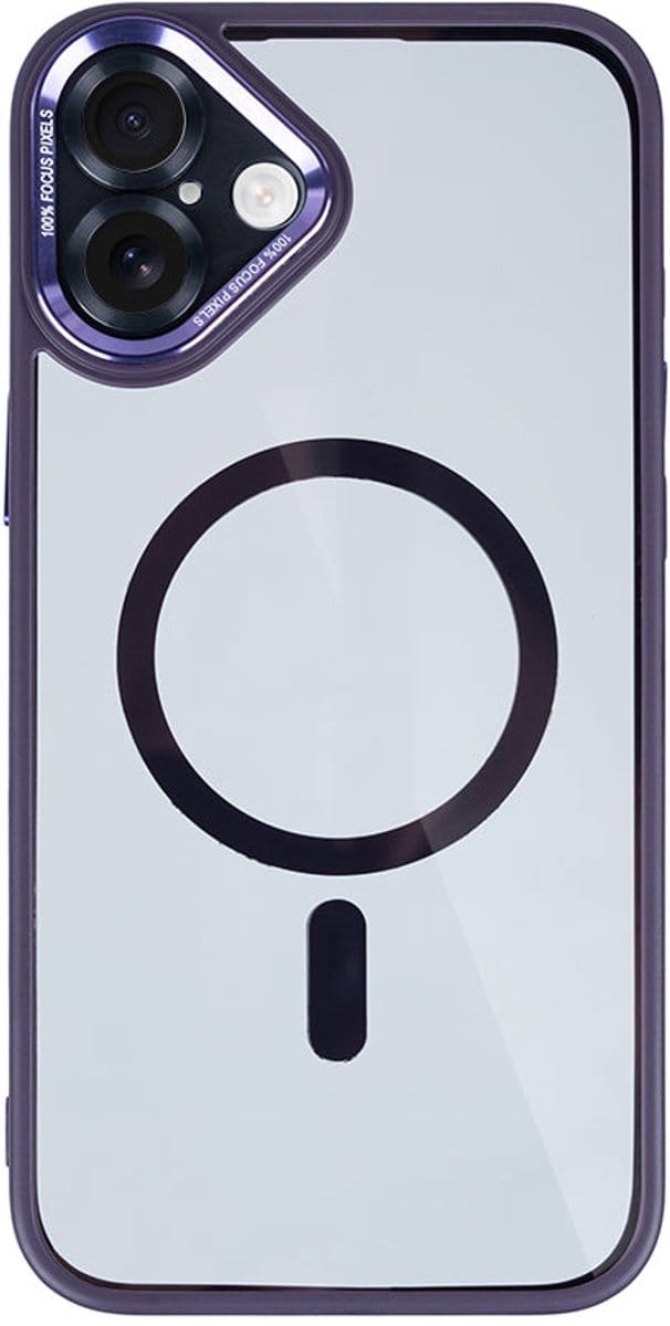 Rixus Classic 04 Case With MagSafe For iPhone 16 Plus Purple