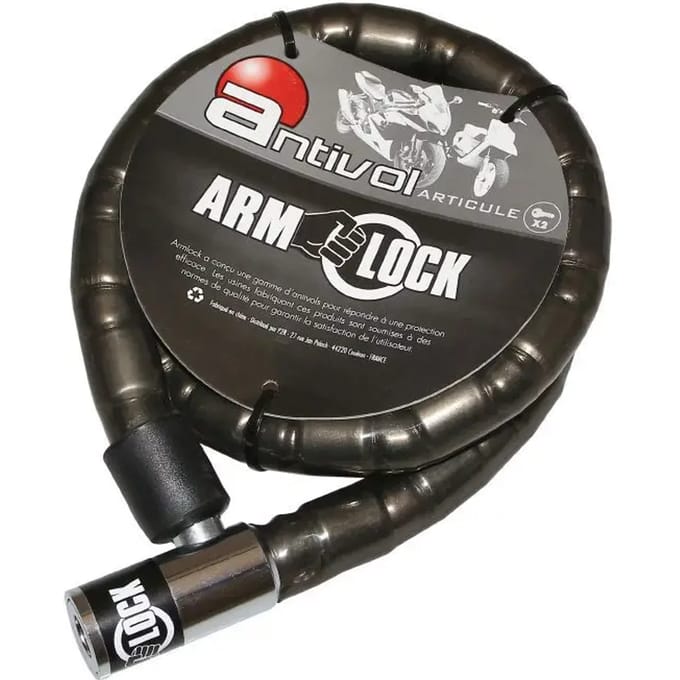 Scharnierend kettingslot met 2 sleutels Armlock