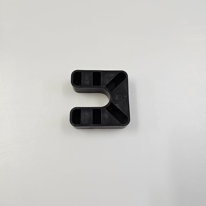 Uitvulplaatjes 20mm met sleuf Zwart x 50 stuks (PITOR®)