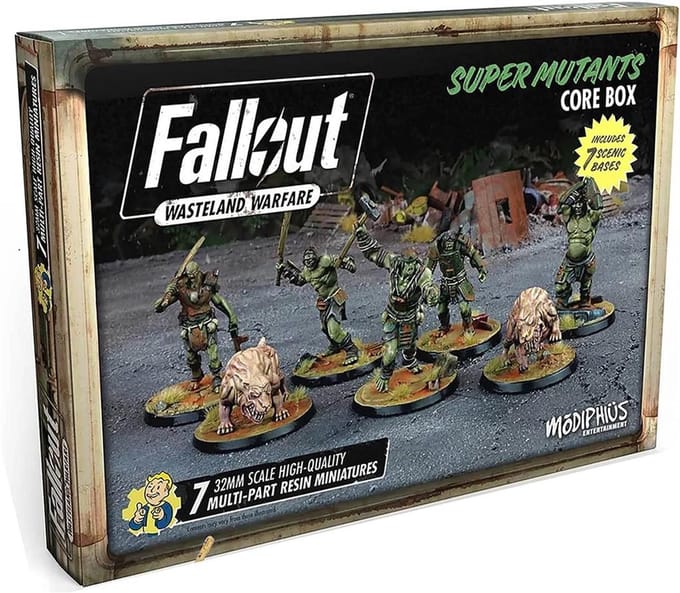 Fallout: Wasteland Warfare - Super Mutants Core Box - Modiphius Entertainment - Ongeschilderd